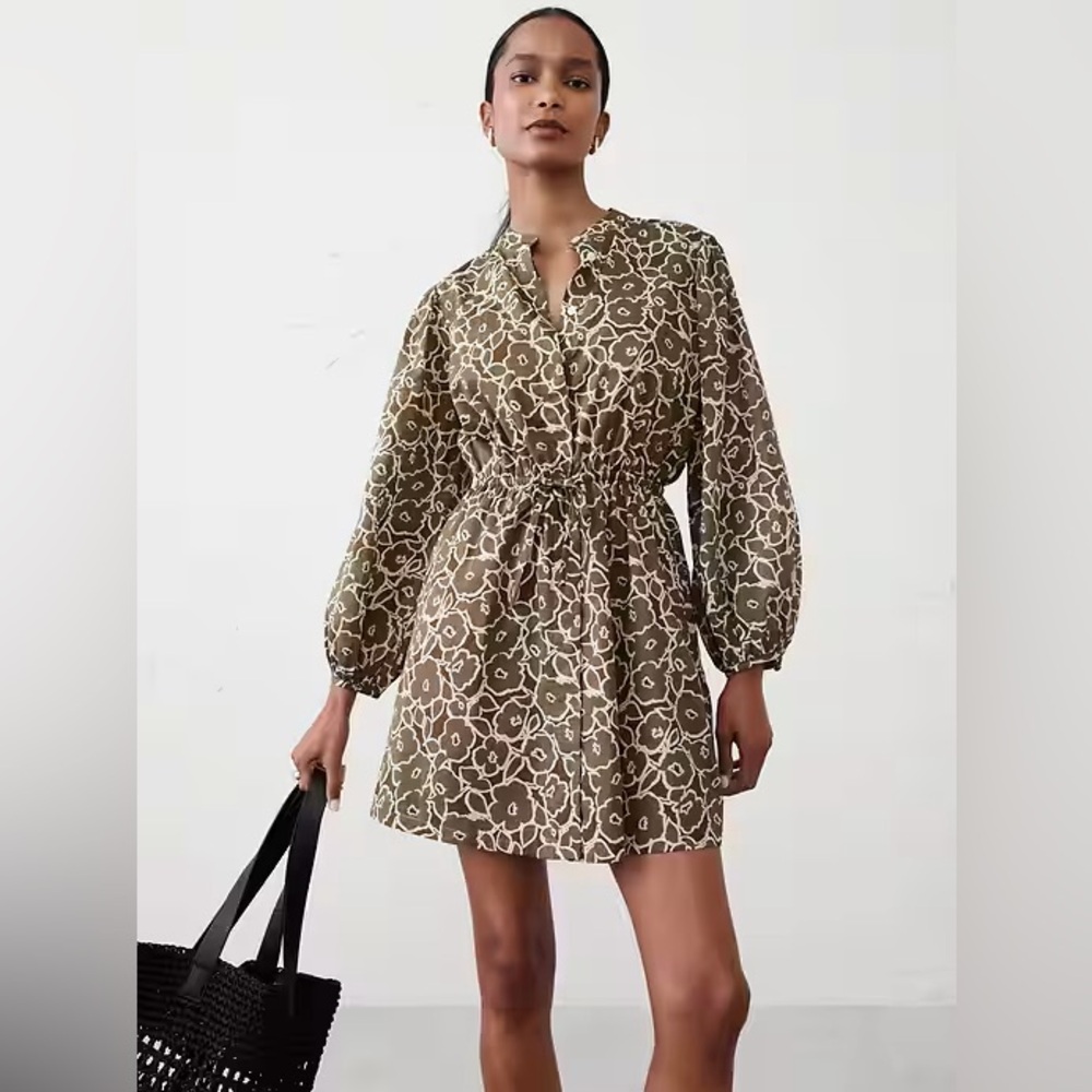 Banana Republic Voile Mini Shirtdress